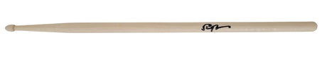 Simon Phillips Judas Priest drummer signed Drumstick COA exact proof Rare autograph star.