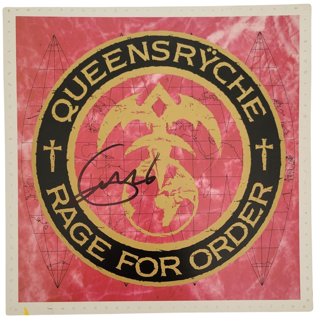 Geoff Tate signed Queesryche Rage for Order Album COA Proof Autographed Vinyl