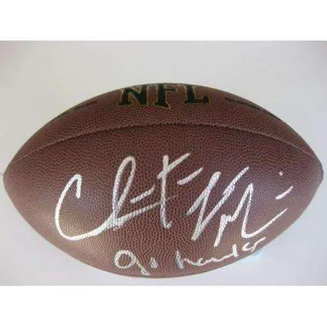 Christine Michael, Seattle Seahawks, Texas A&M, Signed, Autographed, NFL Football, a COA with the Proof Photo of Christine Signing Will Be Included with the Ball