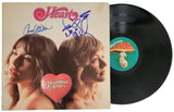 Nancy Wilson & Ann Wilson signed Heart Dreamboat Annie album proof COA autographed Vinyl Record