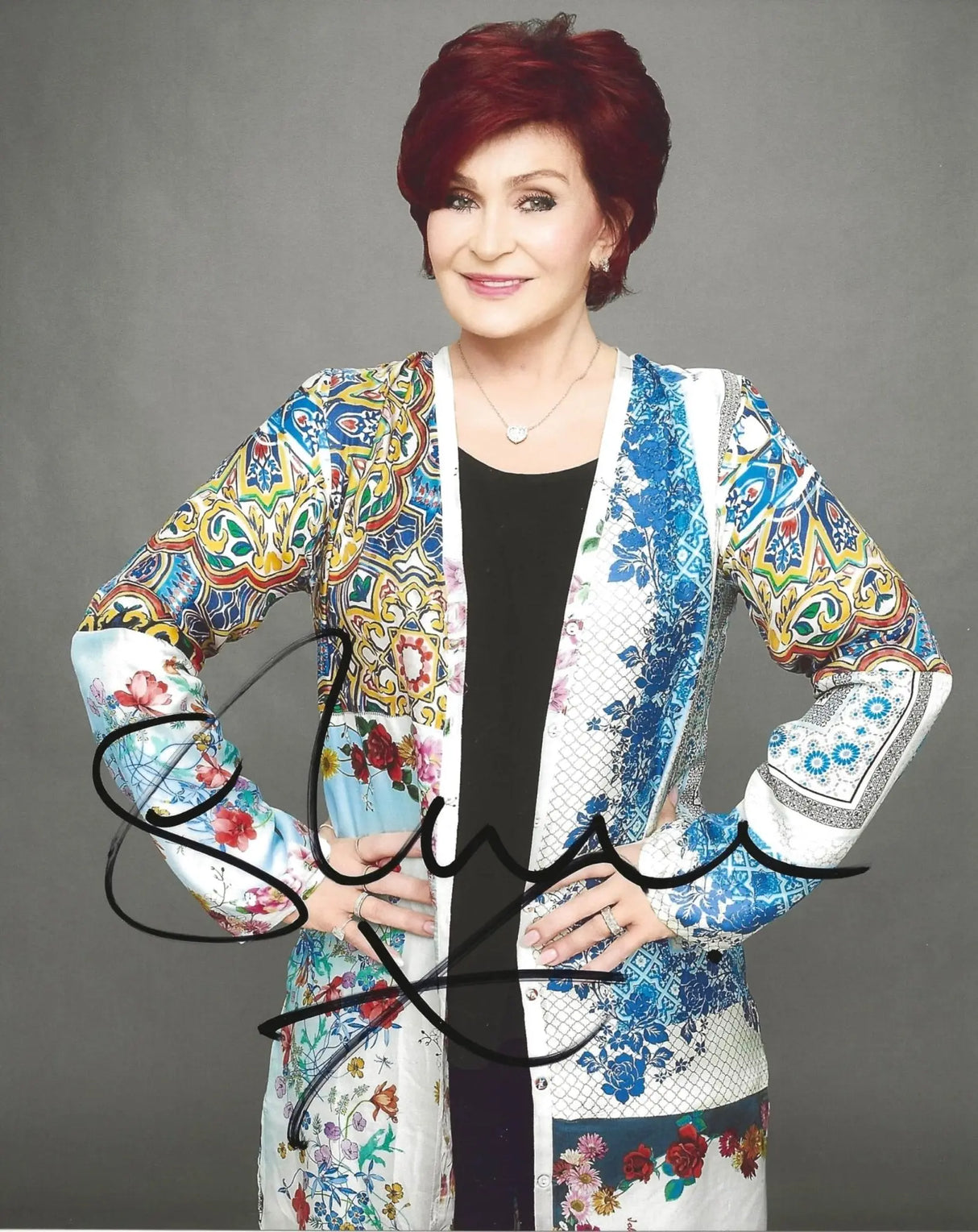 Sharon Osbourne Signed 8x10 Photo COA Autographed Ozzy Wife STAR