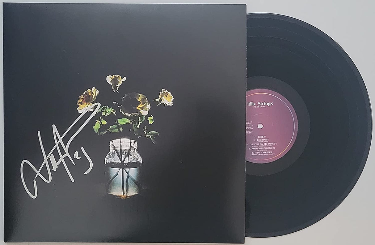 Billy String signed Renewal album vinyl record COA exact proof autographed Star