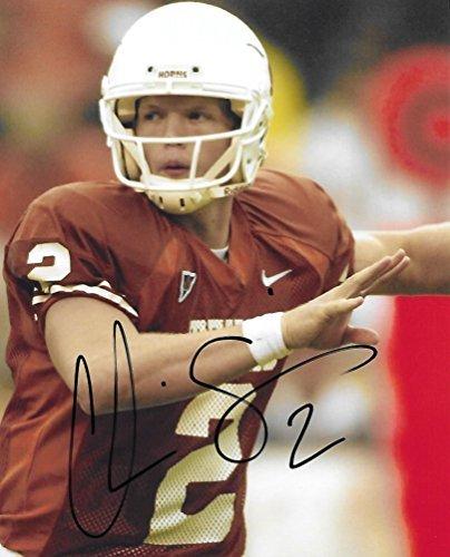 Chris Simms, Texas Longhorns, Signed, Autographed, 8x10 Photo, A COA with the proof photo will be included