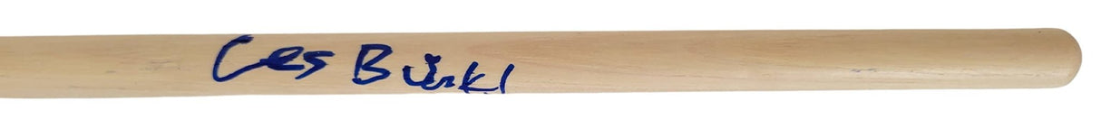 Les Binks Judas Priest drummer signed Drumstick COA exact proof Rare autographed star