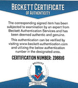 Larry Brown Dallas Cowboys SB MVP signed autographed NFL football proof Beckett COA