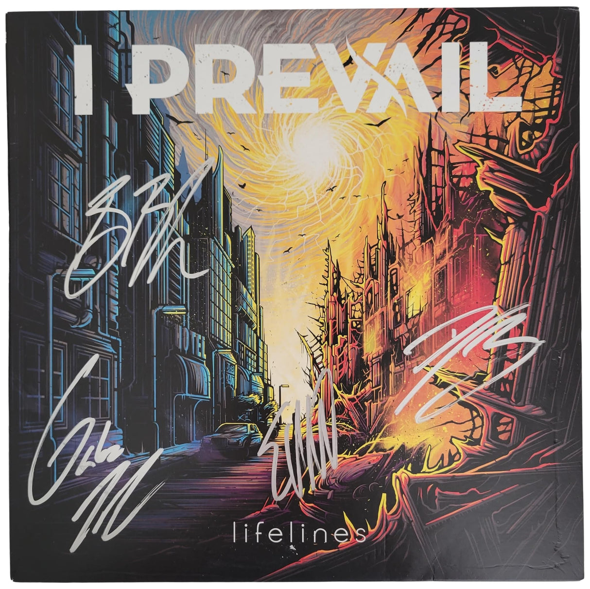 I Prevail Signed Lifelines Album Exact Proof COA Autographed Vinyl Record