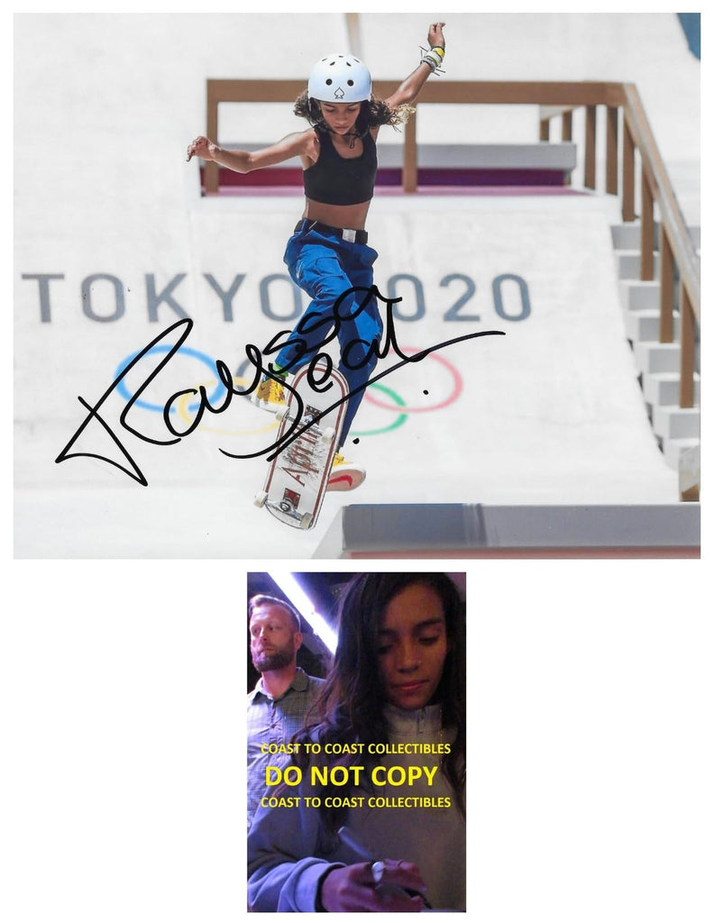 Rayssa Leal Olympic skateboarder signed 8x10 Photo proof COA autographed