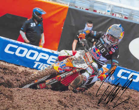 Cooper Webb Supercross Motocross Signed 8x10 Photo COA Proof Autographed,