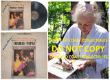 Michelle Phillips Signed Mamas and the Papas Album COA Proof Autographed Vinyl STAR VERY RARE.