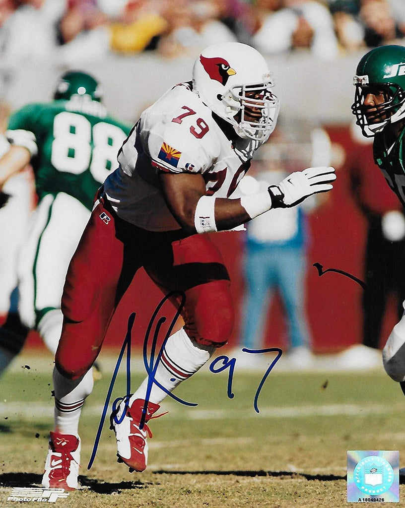 Simeon Rice Arizona Cardinals signed autographed, 8x10 Photo, COA will be included.