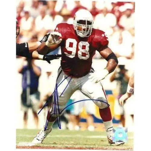 Eric Swann, Arizona Cardinals, Signed, Autographed, 8x10 Photo, Coa, Rare Hard Photo to Find
