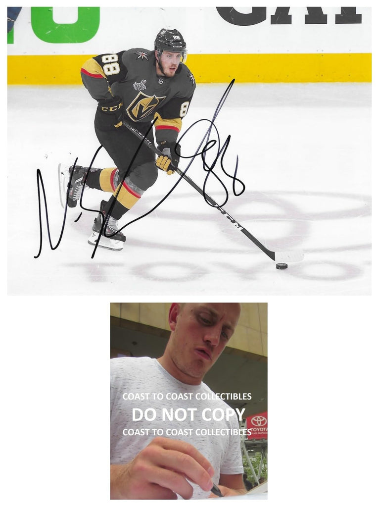 Nate Schmidt Las Vegas Knights signed Hockey 8x10 photo proof COA autographed