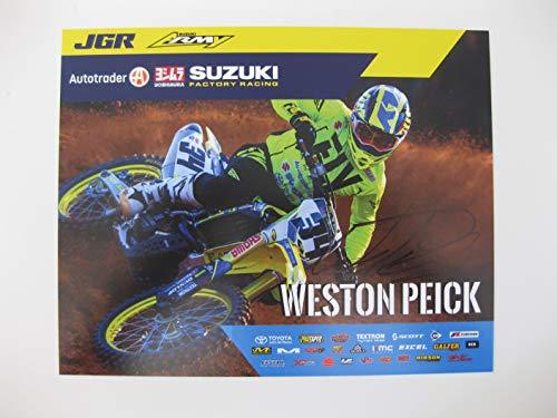 Weston Peick, Supercross, Motocross, Signed, Autographed, 8x10 Photo card, COA Will Be Included