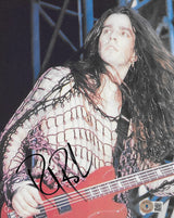Rachel Bolan Skid Row Bassist signed autographed 8x10 photo proof Beckett COA Star