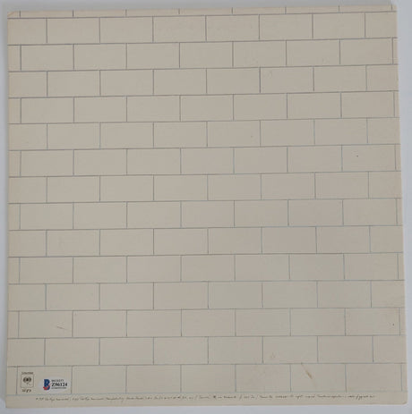 Nick Mason autographed Pink Floyd The Wall album record exact proof Beckett COA STAR