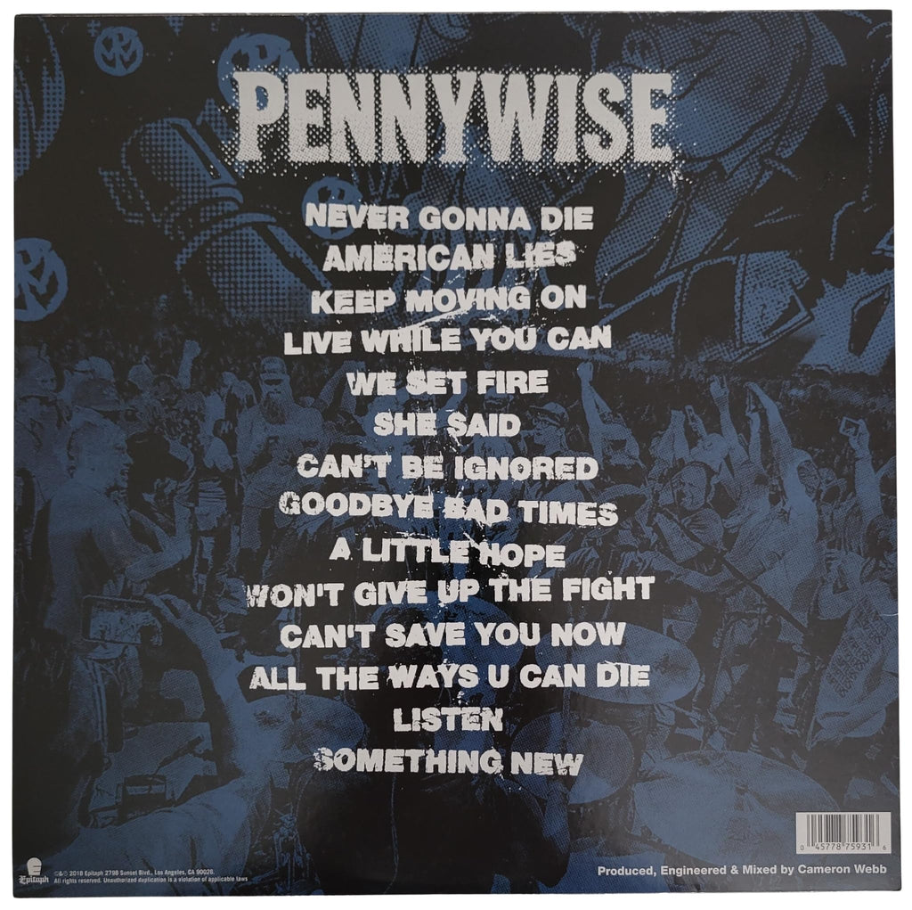 Pennywise Band Signed Never Gonna Die Album Exact Proof COA Autographed Vinyl Record