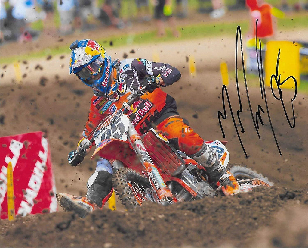 Marvin Musquin supercross, motocross, signed autographed 8x10 photo + proof COA