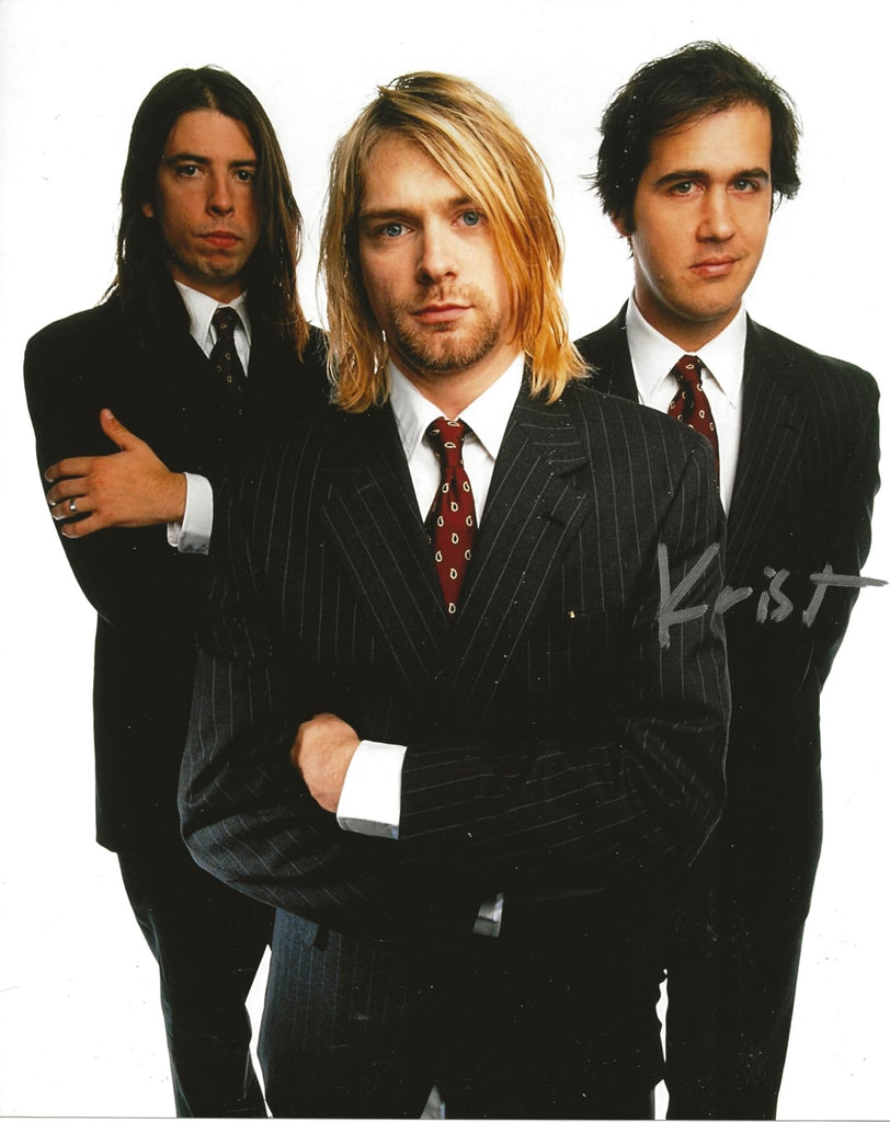 Krist Novoselic Signed Nirvana 8x10 Photo COA Proof Autographed, STAR.