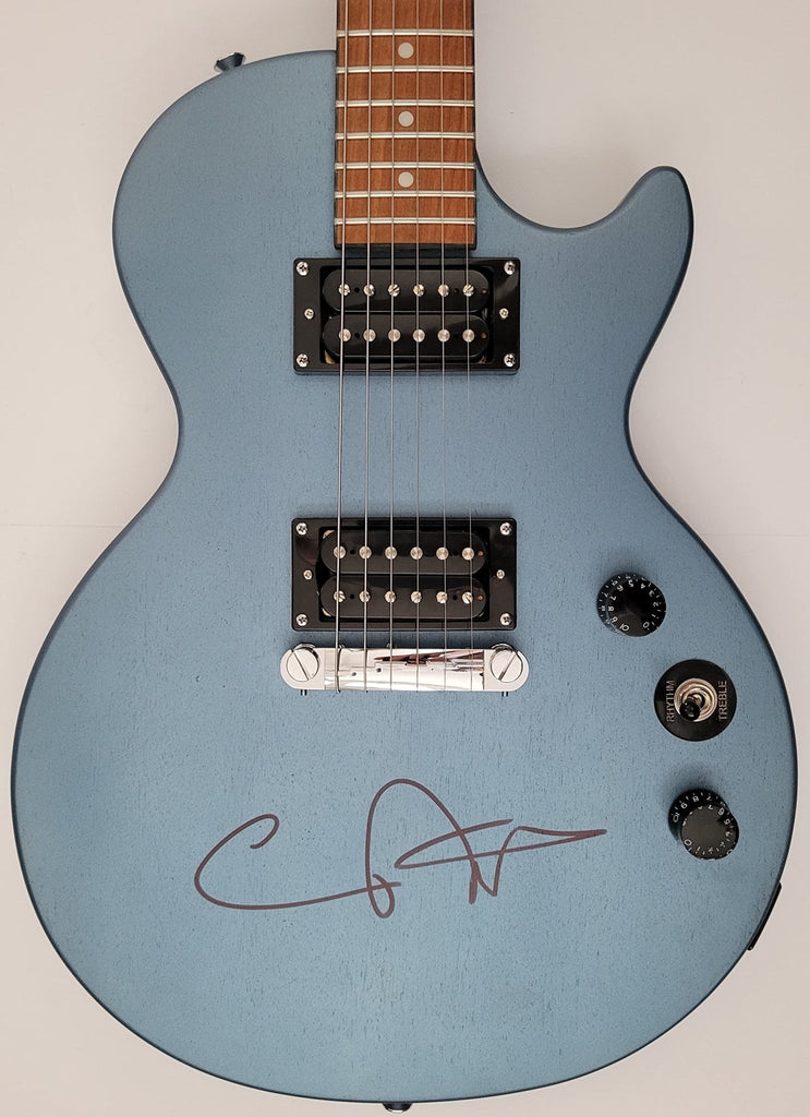 Carlos Santana signed Epiphone Les Paul guitar exact proof COA autographed star very Rare