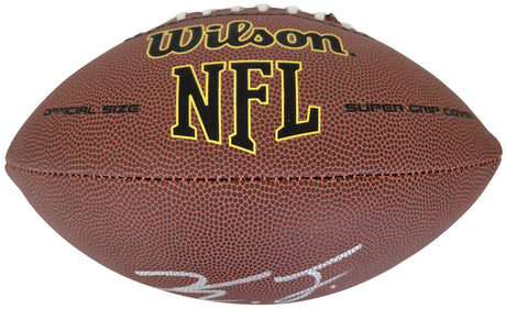 Kayvon Thibodeaux New York Giants Ducks signed NFL football proof COA autographed