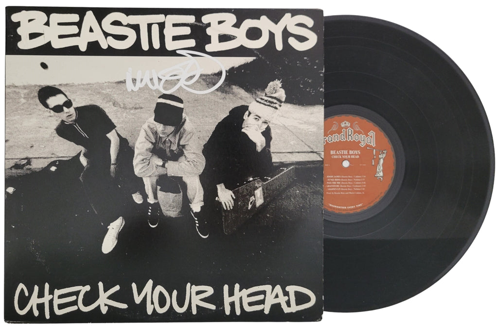 Mike Diamond signed Beastie Boys Check Your Head album vinyl Proof Beckett COA autographed STAR