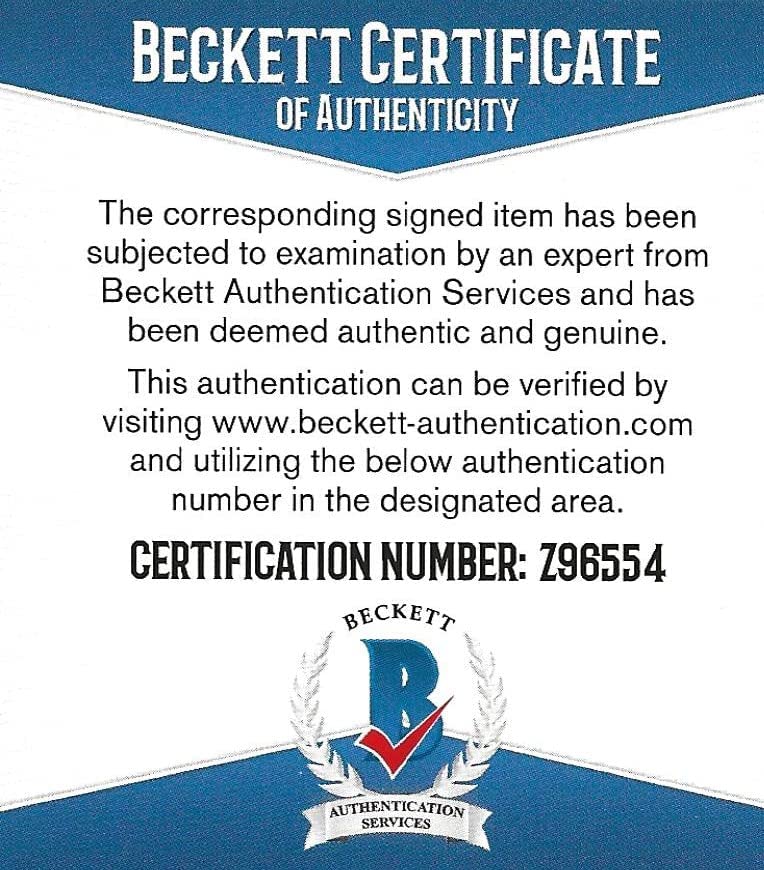 Dan Rooney signed Pittsburgh Steelers logo football proof Beckett COA autographed