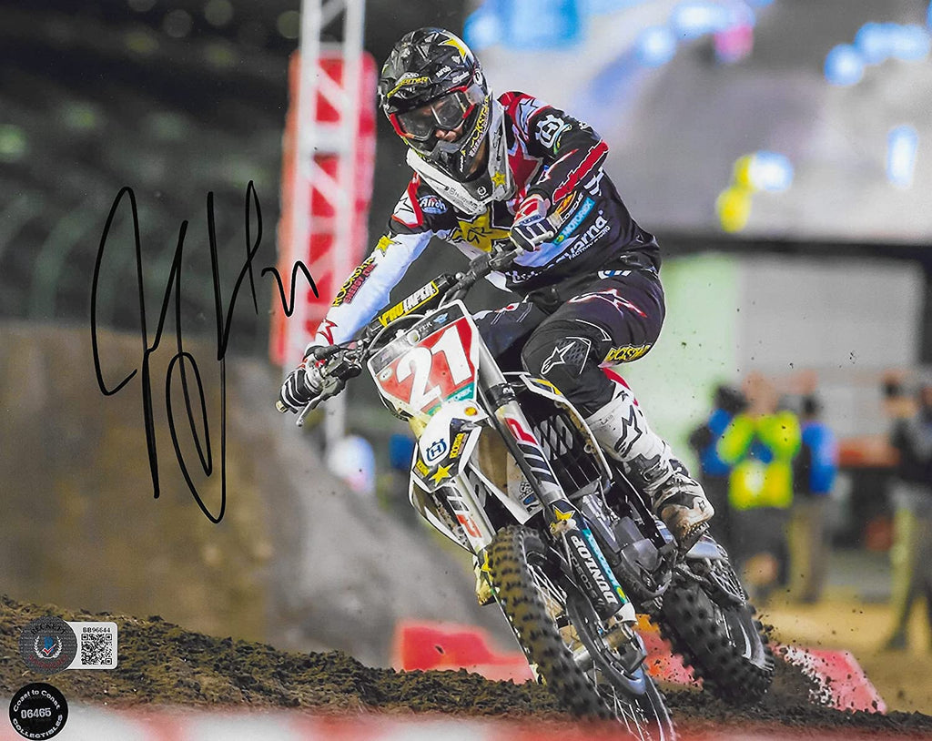 Jason Anderson motocross supercross signed autographed 8x10 photo proof Beckett COA