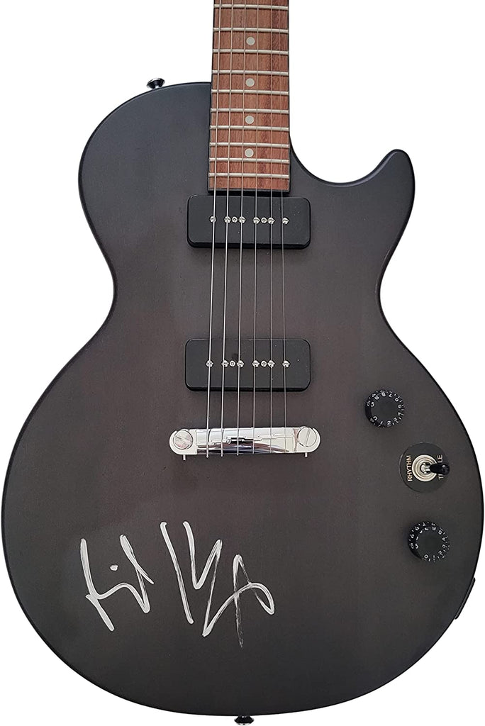 Billy Idol signed Epiphone Les Paul guitar exact proof COA autographed star