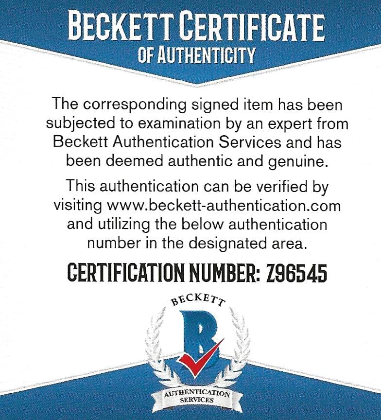 Rex Ryan New York Jets 85 Bears signed NFL football proof Beckett COA autographed
