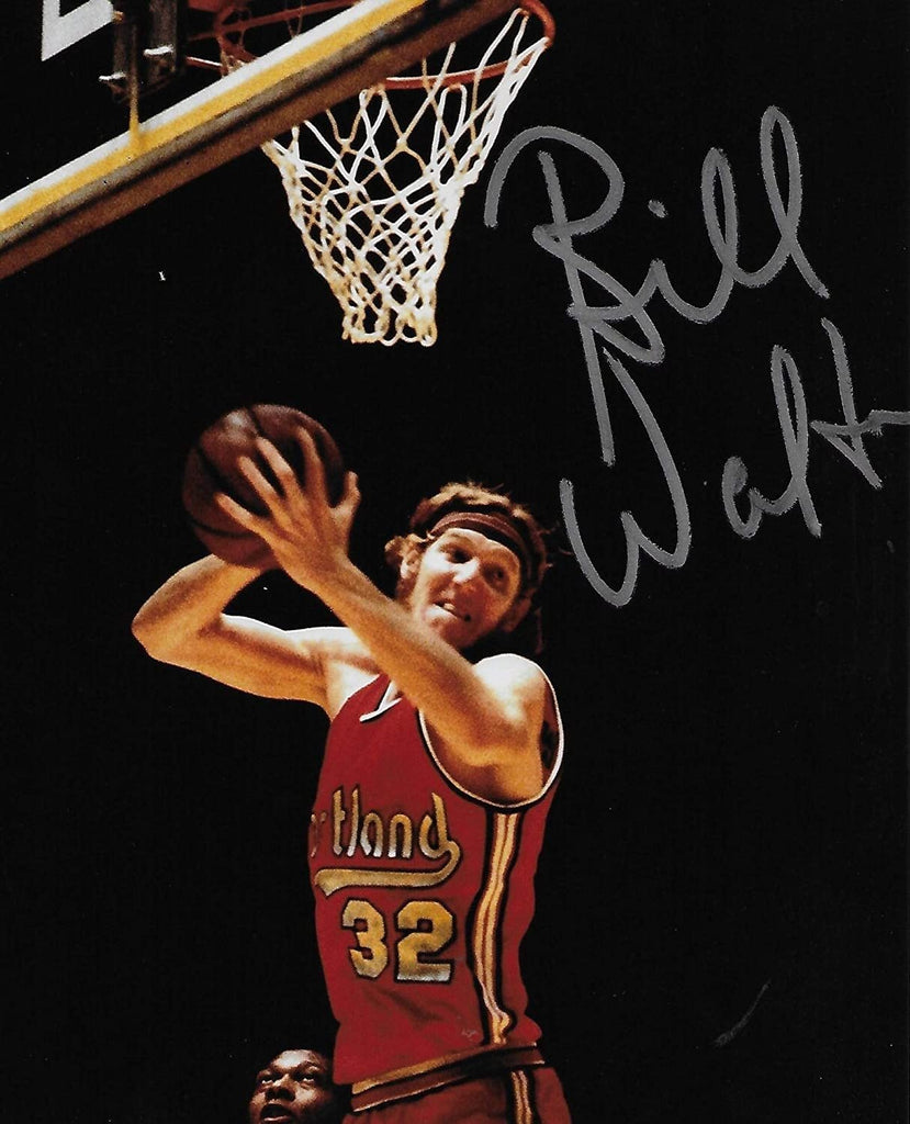 Bill Walton Portland Trail Blazers signed, autographed Basketball 8x10 photo. exact proof COA