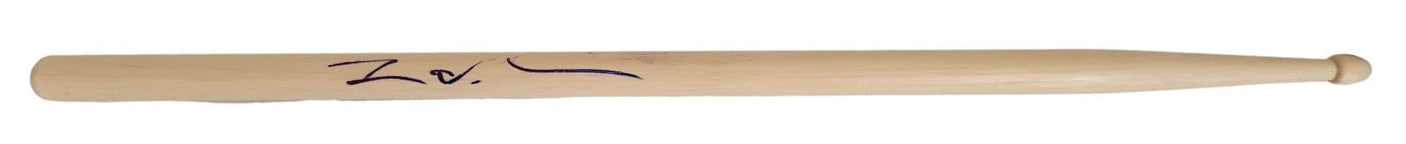 Zak Starkey The Who drummer signed Drumstick COA proof autograph.Ringo Starr son.