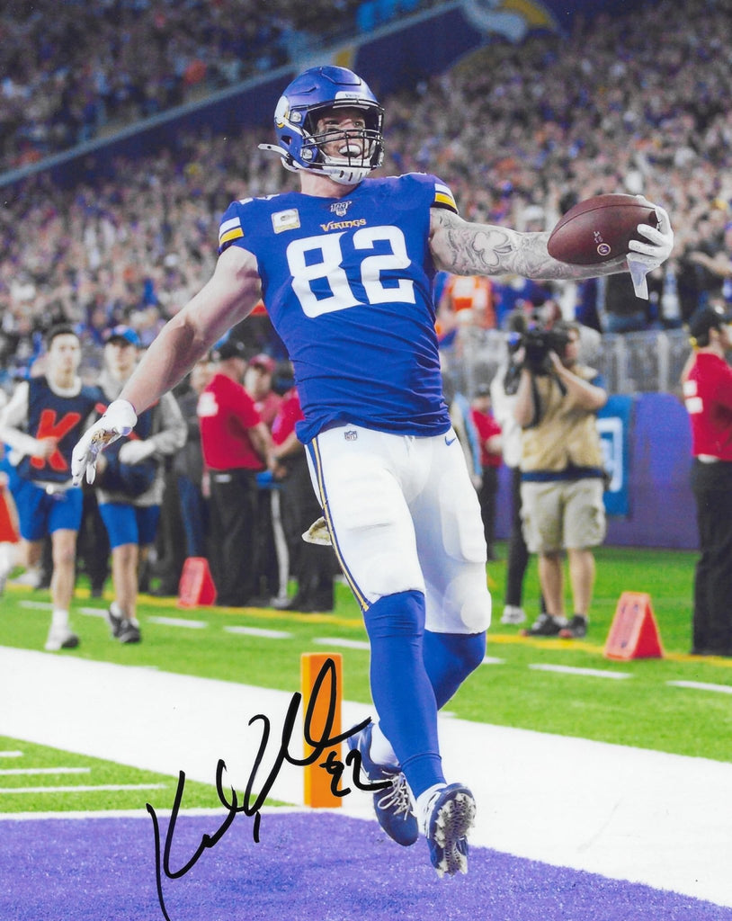 Kyle Rudolph Signed 8x10 Photo COA Proof Minnesota Vikings Football Autographed