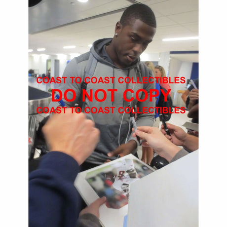 Tevin Coleman Atlanta Falcons, Signed, Autographed, 8X10 Photo, a COA with the Proof Photo of Tevin Signing Will Be Included