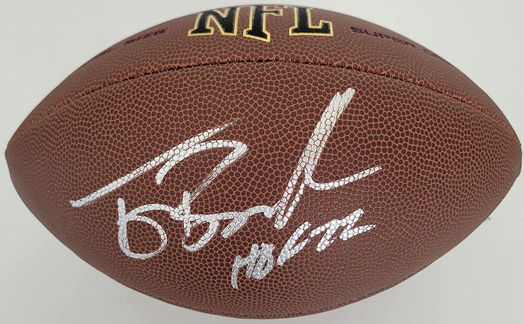 Tony Boselli Jacksonville Jaguars USC signed NFL football COA proof autographed.