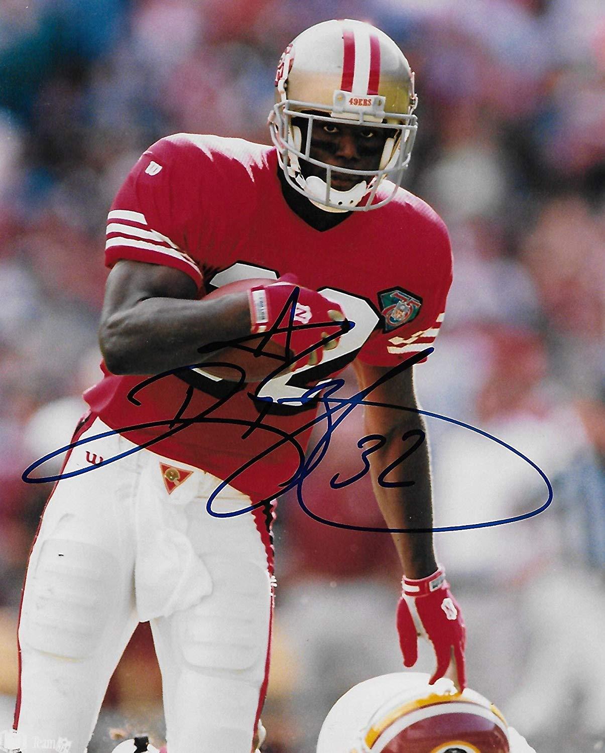 Ricky Watters San Francisco 49ers signed autographed, 8x10 Photo, COA with the proof photo will be included