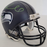 Pete Carroll signed Seattle Seahawks mini football helmet proof COA. autographed