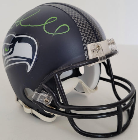Pete Carroll signed Seattle Seahawks mini football helmet proof COA. autographed