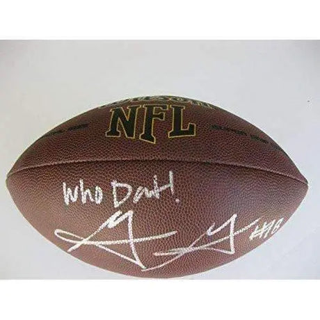 Garrett Grayson New Orleans Saints, Colorado State, Signed, Autographed, NFL Football, a COA with the Proof Photo of Garrett Signing the Football Will Be Included