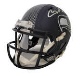 Jaxson Smith Njigba signed Seattle Seahawks mini football helmet proof COA autographed