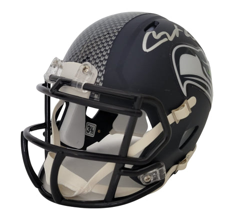 Jaxson Smith Njigba signed Seattle Seahawks mini football helmet proof COA autographed