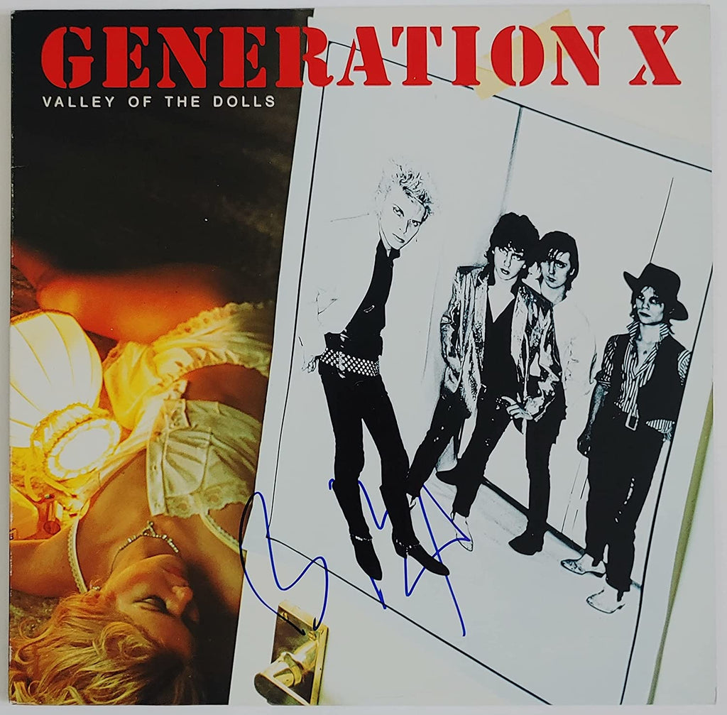 Billy Idol signed autographed Generation X Valley of the Dolls album vinyl proof Beckett COA STAR