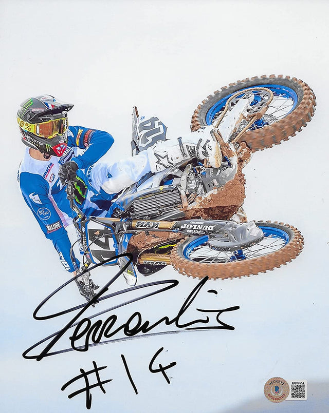 Dylan Ferrandis Supercross Motocross signed autographed 8x10 photo proof Beckett COA