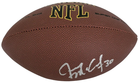 Jason McCourty Signed Football Proof COA Autographed Titans Patriots Rutgers