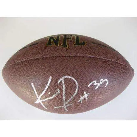 Knile Davis, Pittsburgh Steelers, Kansas City Chiefs, Arkansas, Signed, Autographed, NFL Football, a COA with the Proof Photo of Knile Signing Will Be Included with the Football