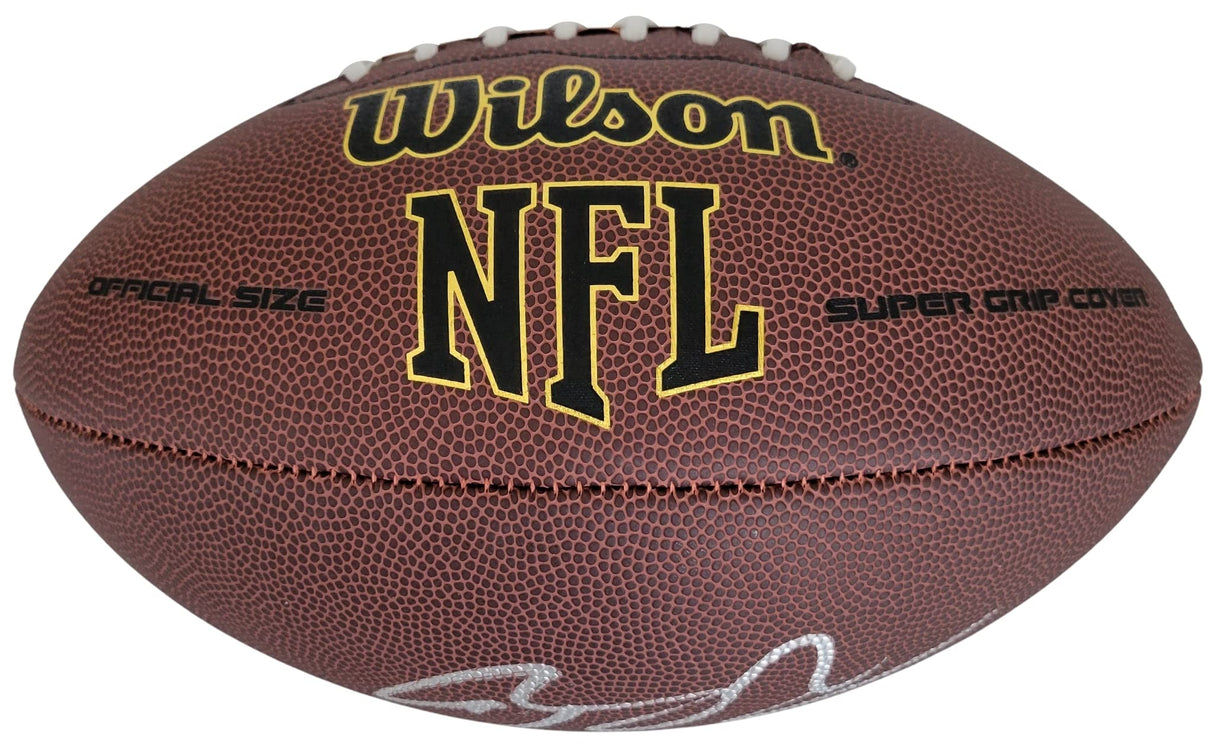 Shaquille Leonard Indianapolis Colts signed NFL football proof COA autographed