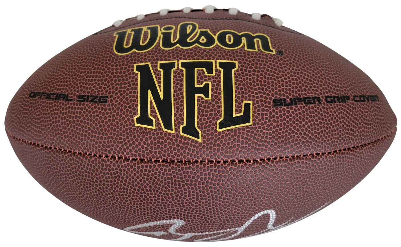 Shaquille Leonard Indianapolis Colts signed NFL football proof COA autographed