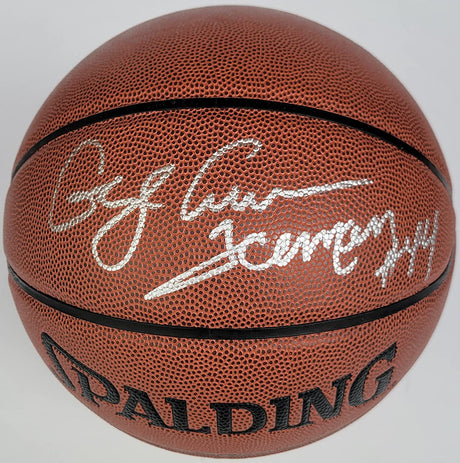George Gervin Iceman San Antonio Spurs signed NBA basketball proof Beckett COA