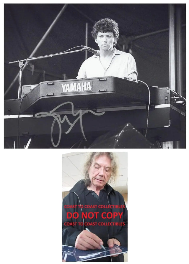 Jerry Harrison Taking Heads signed 8x10 photo proof COA autographed Star