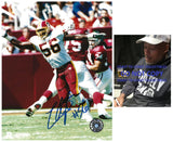 LaVar Arrington Signed Washington Football 8x10 Photo Proof COA Autographed
