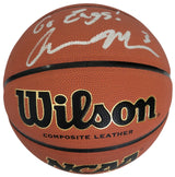 Adam Morrison Signed Basketball COA Proof Autographed Gonzaga Bulldogs